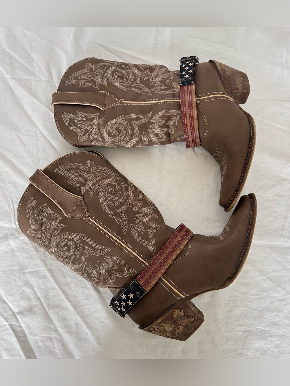 Durango Crush Flag Accessory Western Boots 8.5M